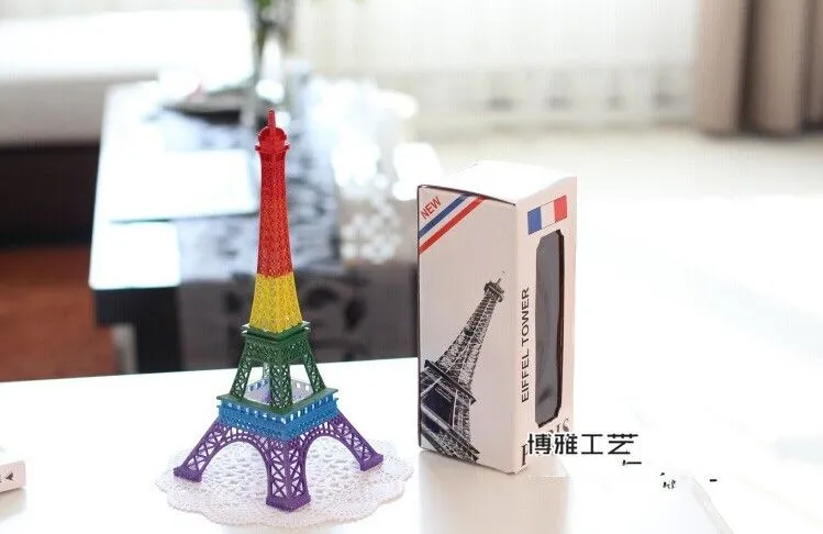 Wholesale El más nuevo modelo del arco iris 3D de la torre Eiffel ...