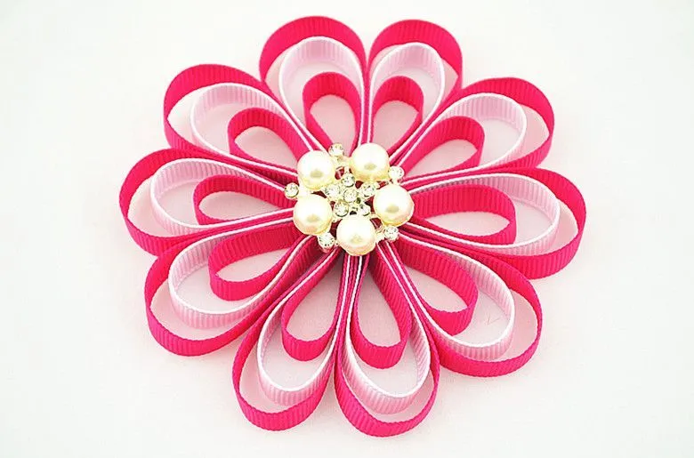 Wholesale Ribbon Flower - Buy EMS Free Girl Grosgrain Ribbon ...