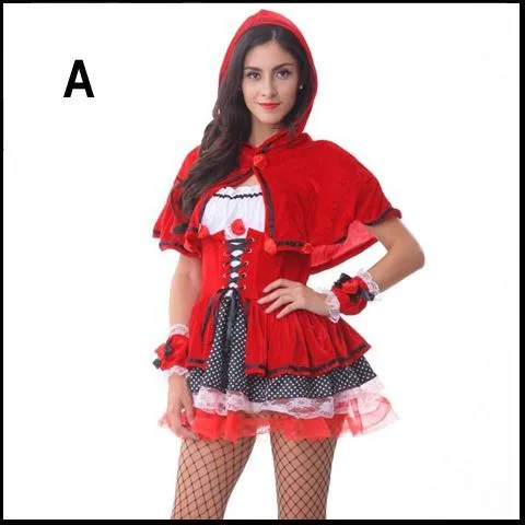Wholesale Sexy Adult Of Little Red Riding Hood Short Prom Gown ...