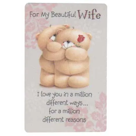 Wife Forever Friends Wallet Card (WF210) - Forever Friends Store ...