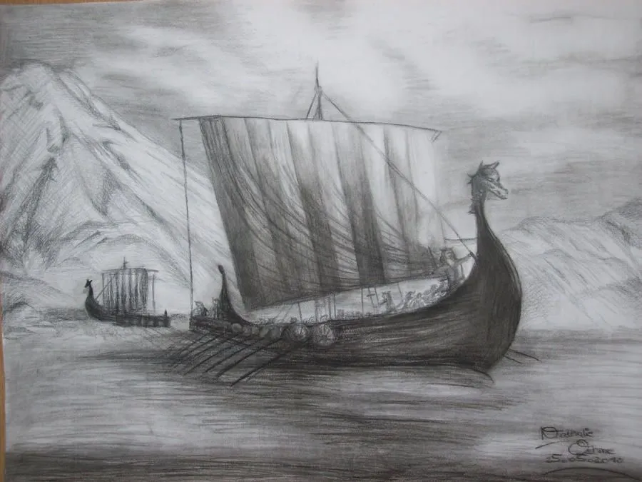 Wikingerschiff by Giftwolke on DeviantArt