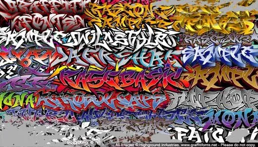 graffiti walls: Wild Style Free Graffiti Fonts Family for Street ...