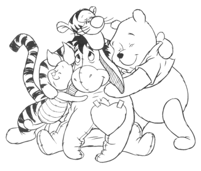 Winnie Pooh y sus amigos