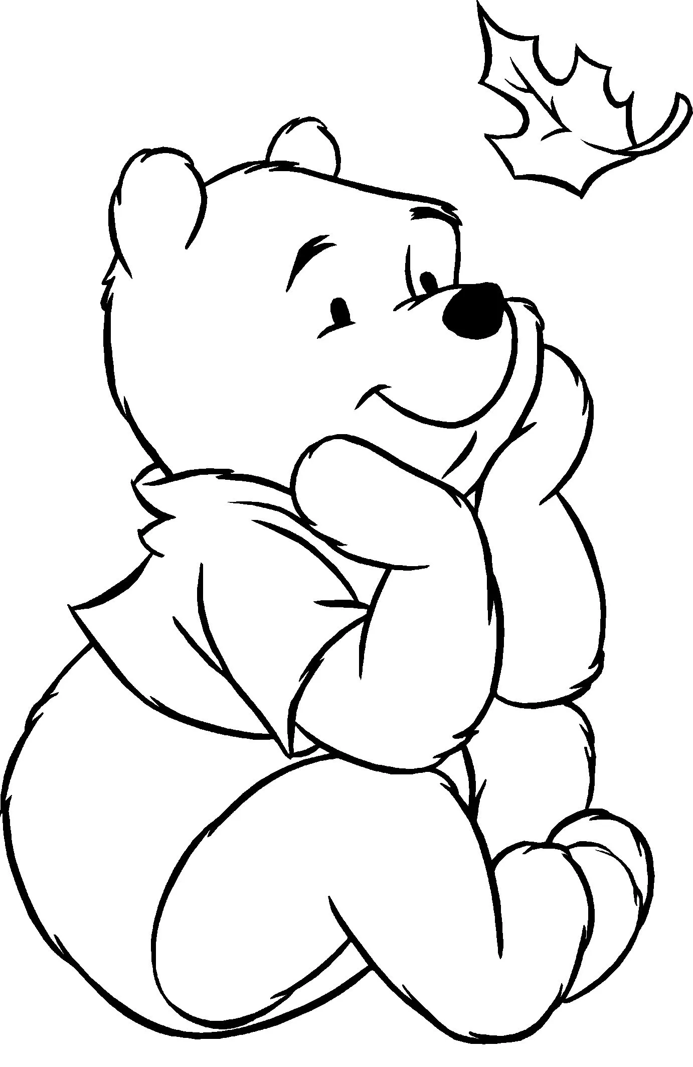 Winnie Pooh para colorear