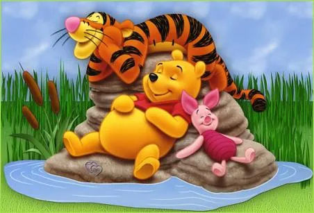 Winnie Pooh y tigger bebés gif - Imagui