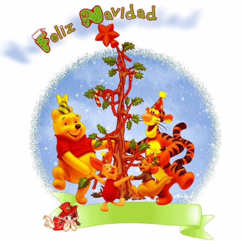 winnie pooh | Navidad | Tarjetas | Gratis | Christmas Cards |