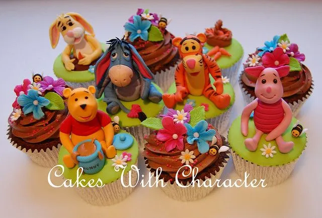 Winnie the Pooh & friends Cupcakes 2 | Flickr - Photo Sharing!