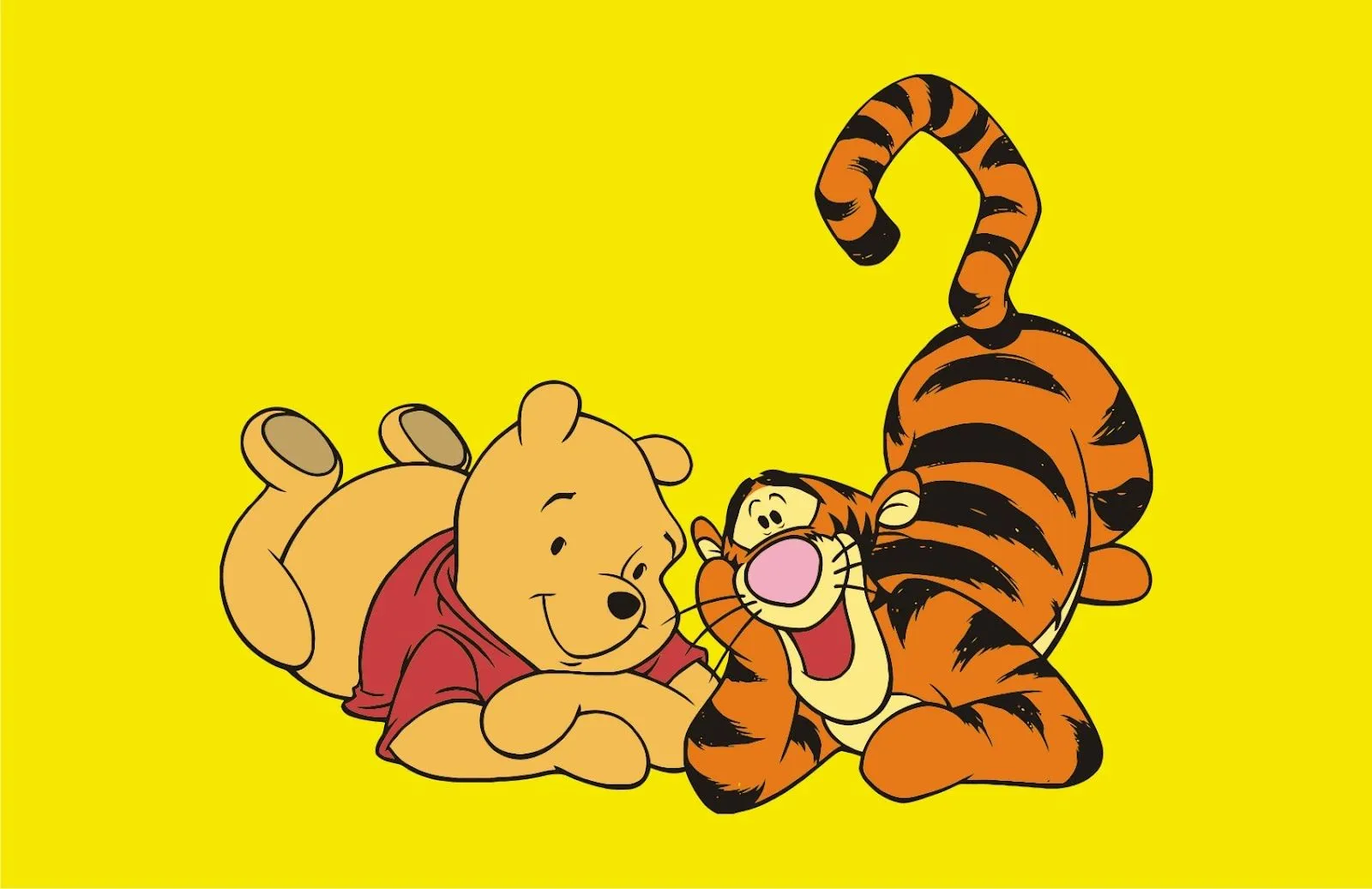 Winnie The Pooh And Tiger | Vector Game