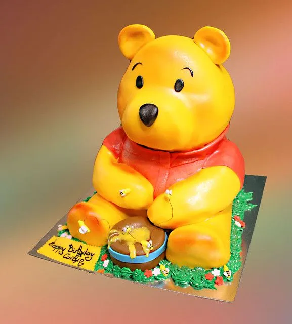 winnie the pooh cake 3D | Flickr - Photo Sharing!