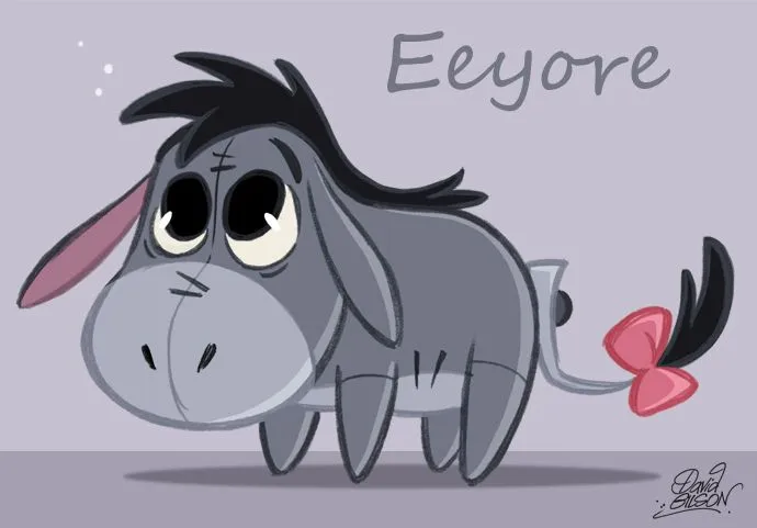 Chibi Disney Eeyore by princekido on DeviantArt