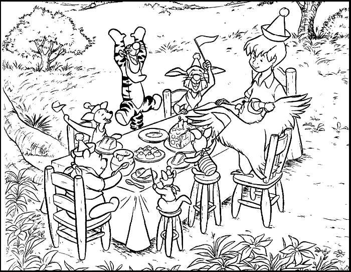 Winnie the Pooh coloring pages - Coloring pages for kids - disney ...