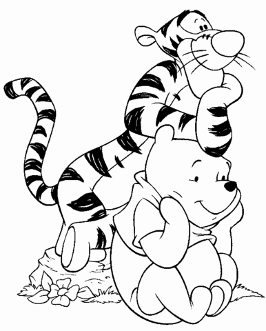 Winnie The Pooh coloring pages | Super Coloring