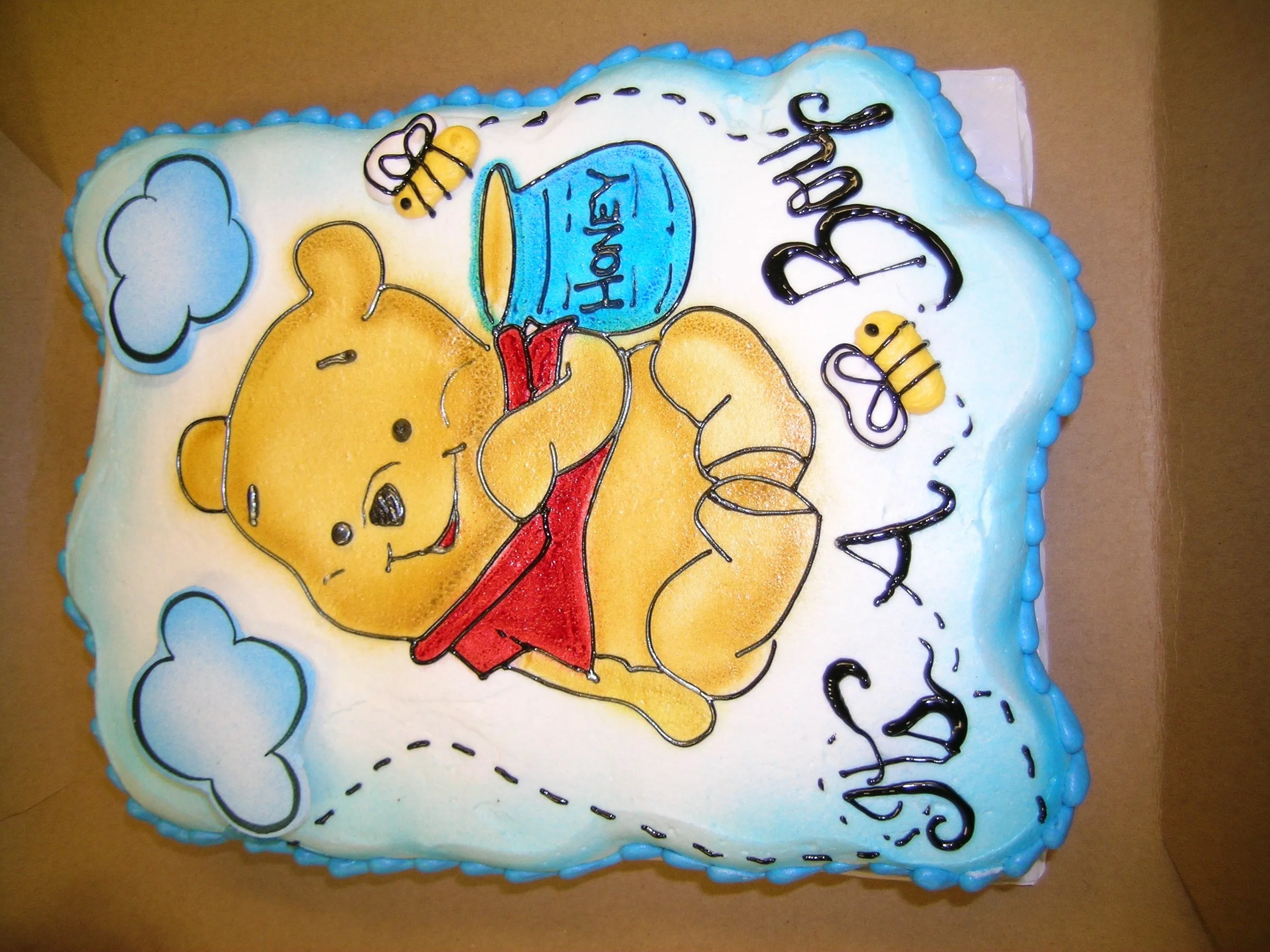 winnie the pooh cupcake cake | Flickr - Photo Sharing!