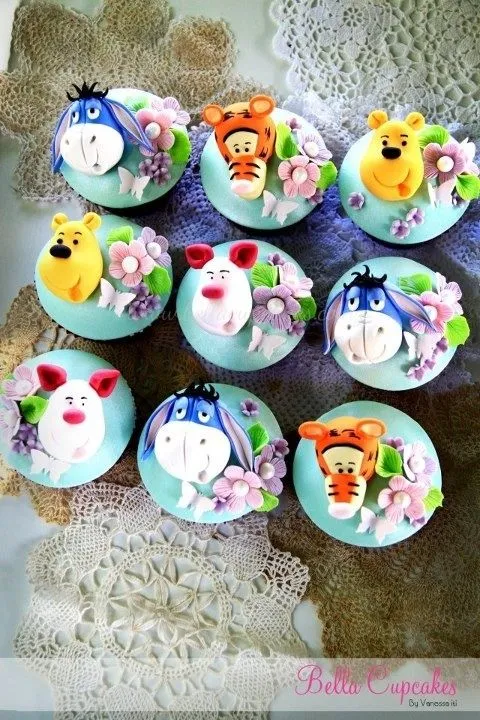 Winnie The Pooh cupcakes | Cupcake Toppers | Pinterest