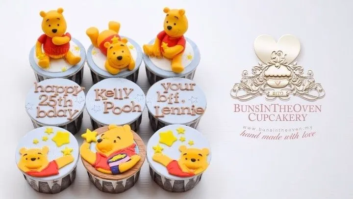 Winnie the Pooh cupcakes | Cupcake Toppers | Pinterest