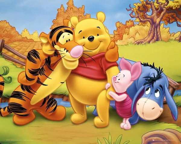 WINNIE THE POOH - rainbow hug pósters / láminas - Compra en ...