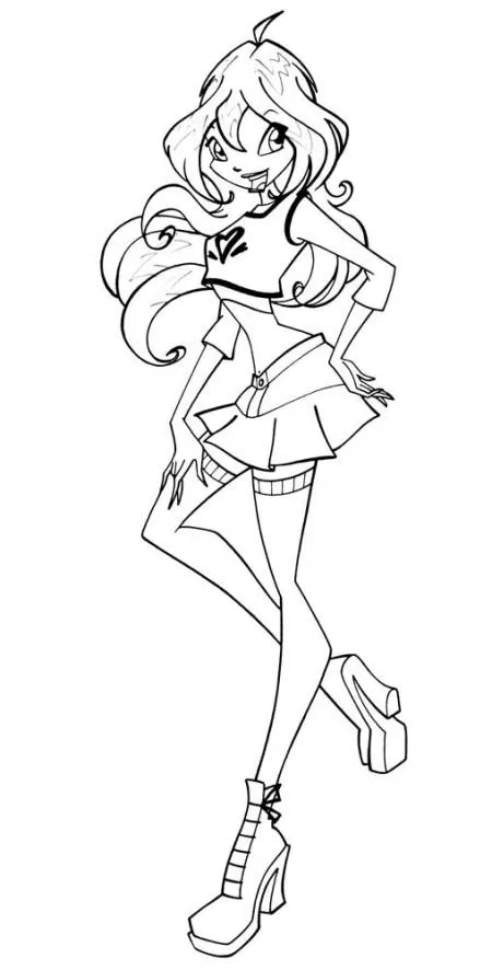 Winx, 18 dibujos para colorear de las Winx y modelos | VLC peque