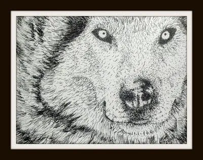 WOLF PUNTILLISMO*ASHURADO | Nathy