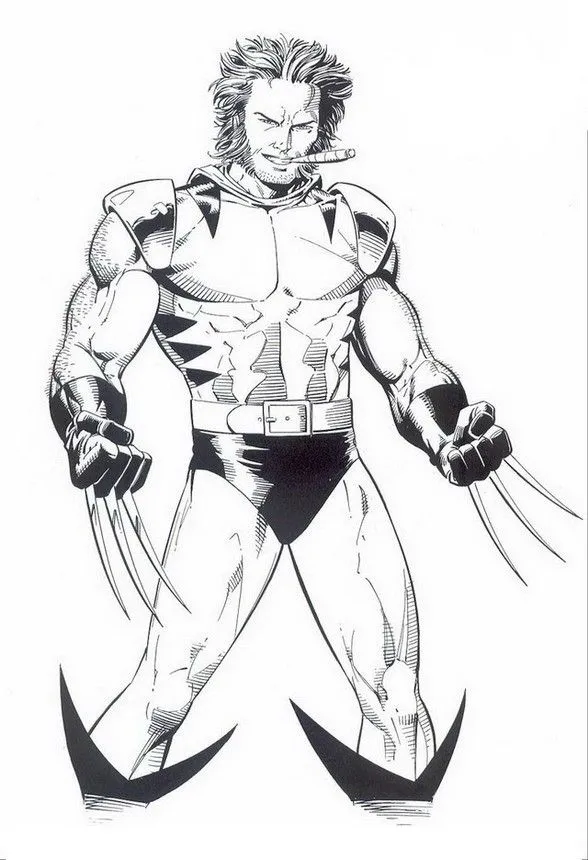 Wolverine para colorear - Imagui