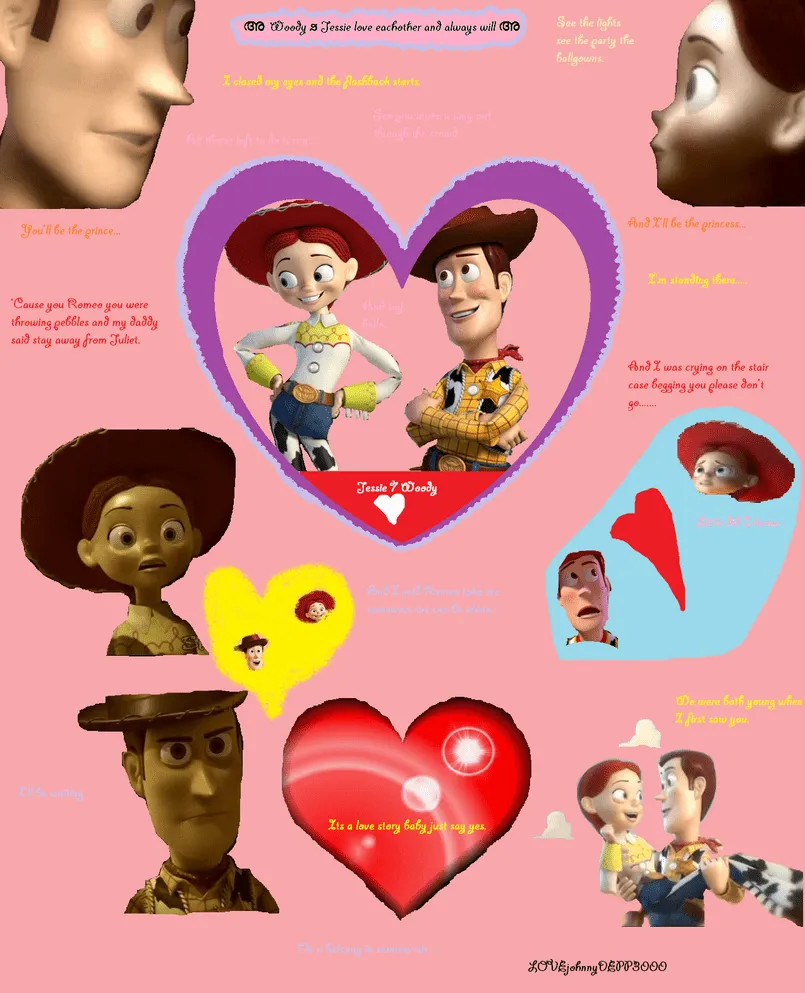 Woody and Jessie Collabe by Carrolll on DeviantArt