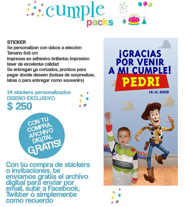 Invitaciones para imprimir de Woody - Imagui