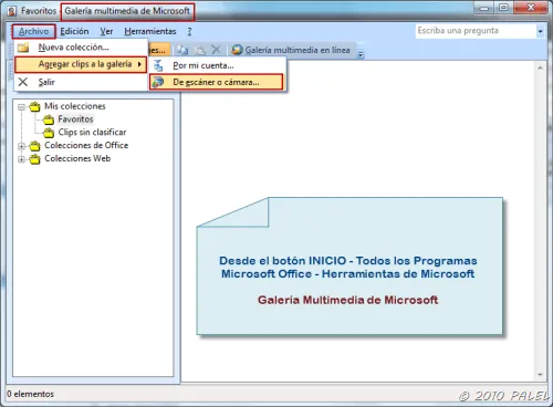 Word 2010: Insertar imagen desde escáner o cámara | Palel – MVP ...