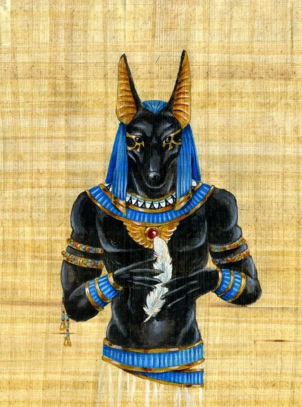 World of Mythology • Papyrus Anubis by