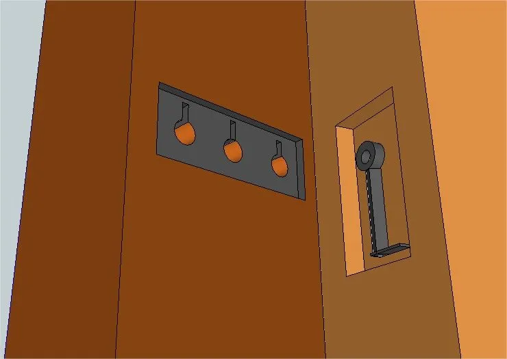 worthidea - encajador de puertas encastrado recessed doors embedded