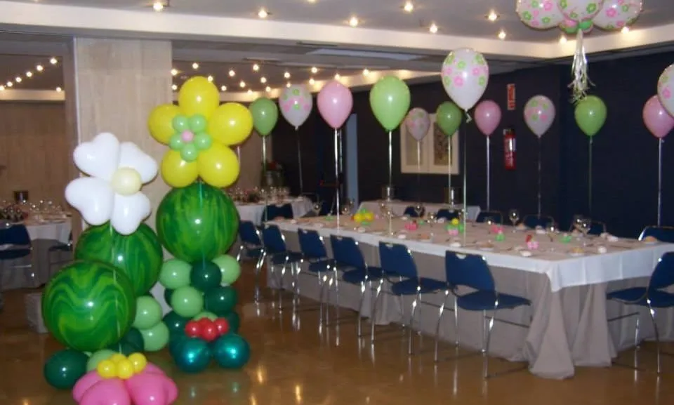 WOW! Decoracion con Globos en Salones y Jardines