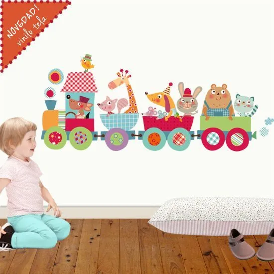 www.decohappy.com vinilos infantiles trenes | Ideas para el hogar ...