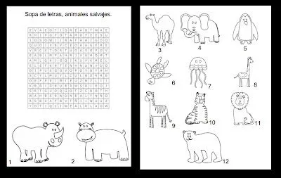 www.sbslanguageresources.com: Sopa de letras con dibujos para ...