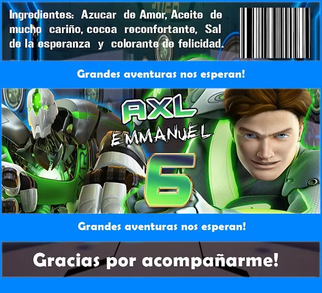 www.todoimprimibles.com: Kit Imprimible Max Steel