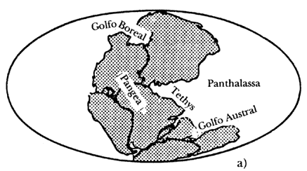 XI. LA PARTICIÓN DEL SUPERCONTINENTE PANGEA