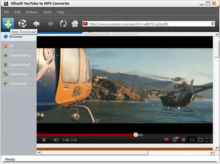 Xilisoft YouTube to MP3 Converter Screenshot