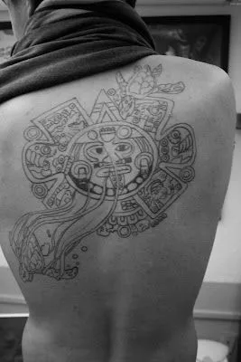 XOCH TATTOO: Tortusgas y calendario azteca