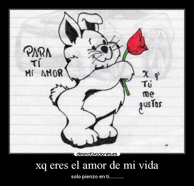 xq eres el amor de mi vida | Desmotivaciones