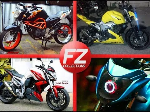 Yamaha FZ-16 and FZ-S PART-2 ( modified 20 models ) - YouTube