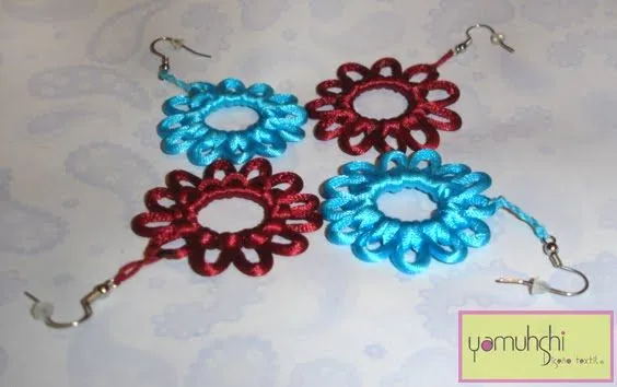 Yamuhshi Diseño Textil: Nuevo modelo de aretes