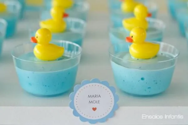 Yellow and Blue Rubber Duckie 1st Birthday Party - Rubber Duck ...