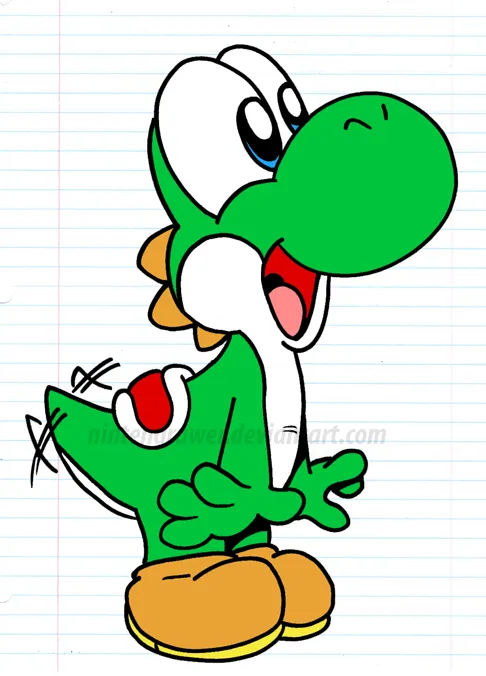 yoshi 2 by Nintendrawer on DeviantArt