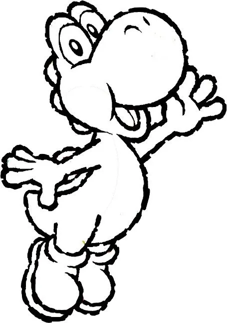 Yoshi Coloring Pages 10 | Pelauts.