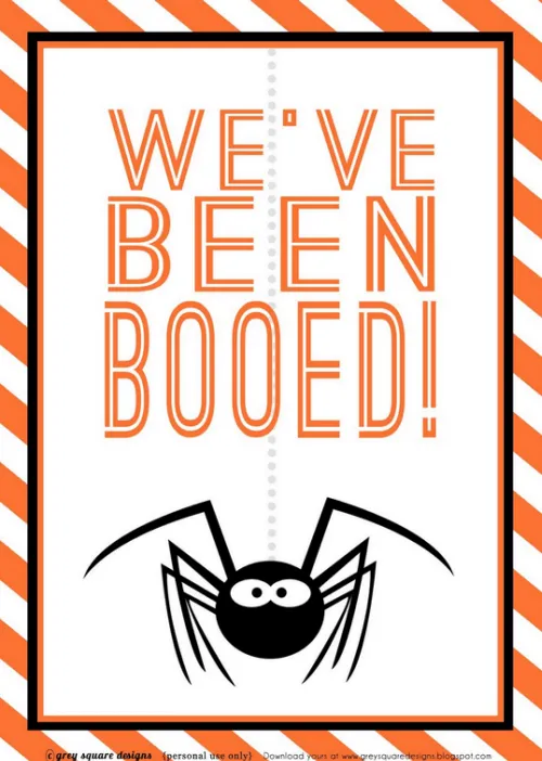 You've Been Boo'd – Happy Halloween! | Simplified BeeSimplified Bee