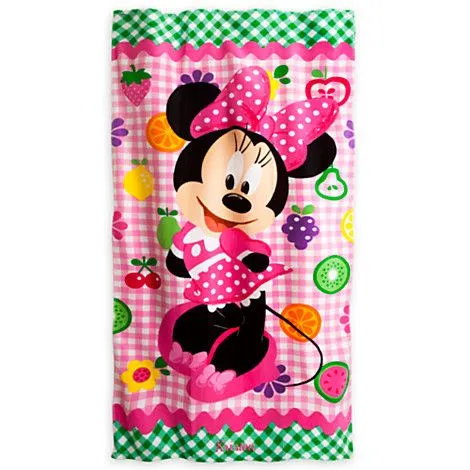 Your WDW Store - Disney Beach Towel - Minnie Mouse Clubhouse