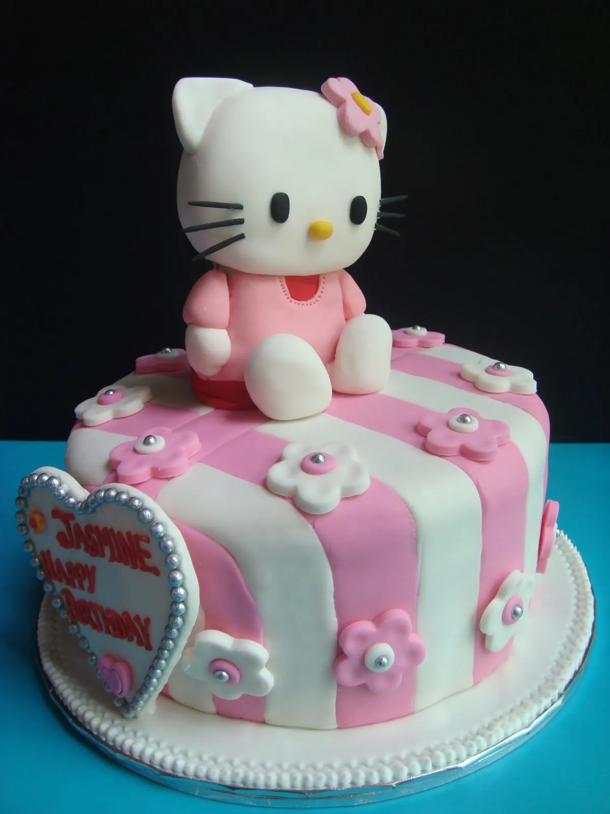 Yummy Baking: Hello Kitty Fondant Cake (