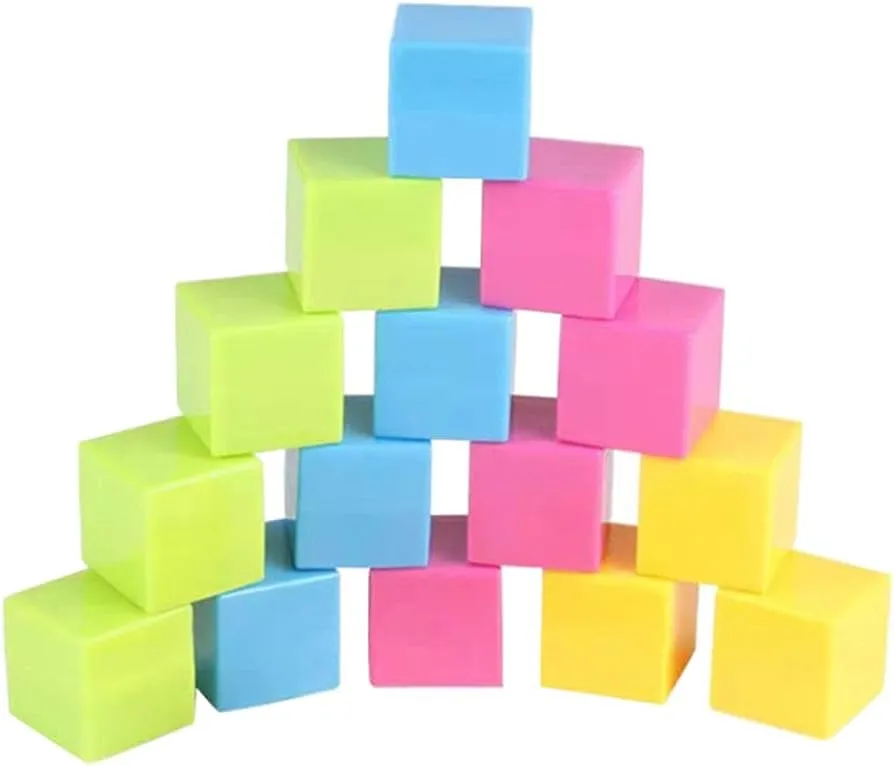 Yx-outdoor Figuras de plástico de geosólidos Grandes, 16 Cubos de Colores  de 3 cm, gráficos de reconocimiento de geometría Tridimensional, Ayuda  didáctica, Juego de Figuras en Miniatura en 3D : Amazon.com.mx: Juguetes