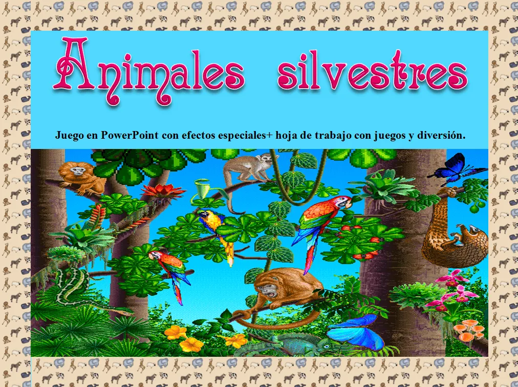 Zailda Coirano's Digital Goods: Animales silvestres