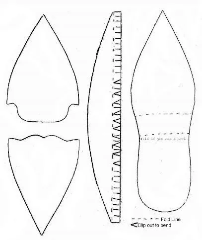 Moldes de zapatos de tacon en foami - Imagui