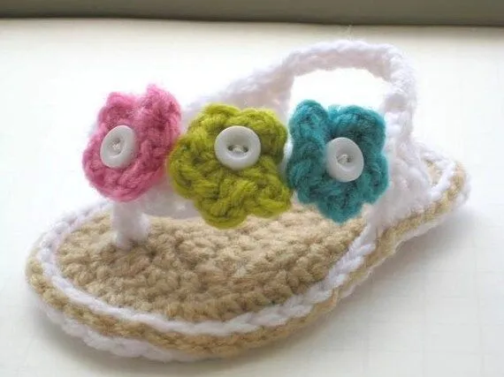 Zapatitos a crochet para bebés patrones - Imagui