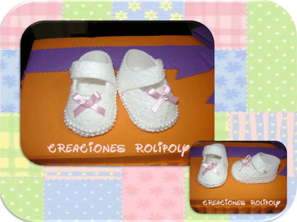 Zapatitos de goma eva baby shower - Imagui