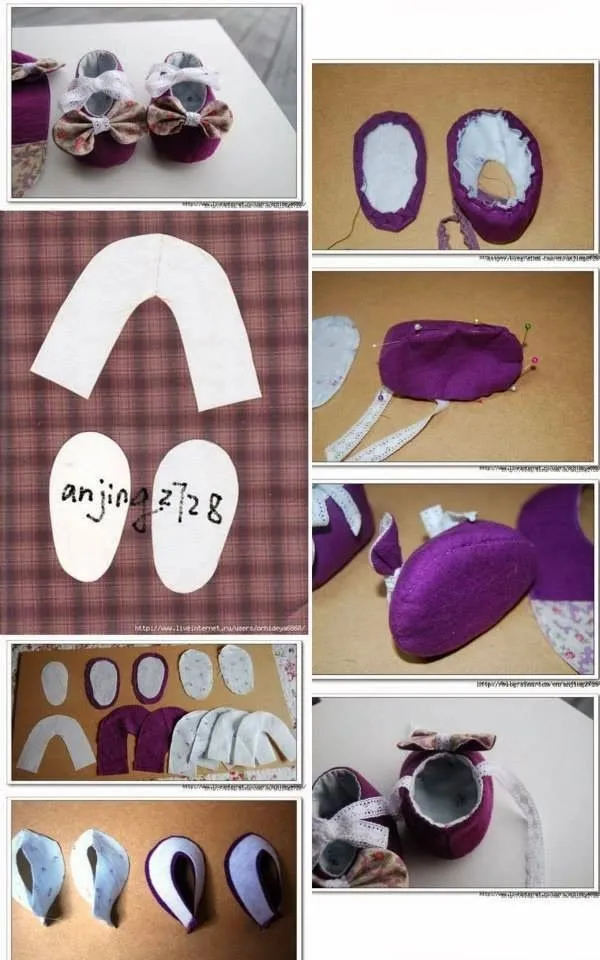 zapatitos de tela para bebe paso a paso - Buscar con Google ...